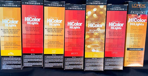 L'Oreal Technique  Excellence HiColor Highlights For Dark Hair Only - Christopher Anthony's Premium Raw Virgin Hair