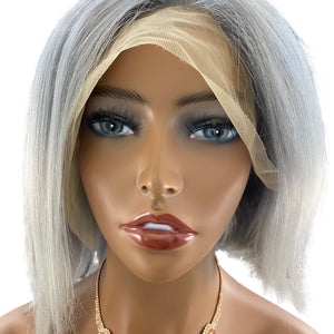 Southeast Asian Blue Silver Lace Front Wig - Christopher Anthony's Premium Raw Virgin Hair