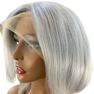 Southeast Asian Blue Silver Lace Front Wig - Christopher Anthony's Premium Raw Virgin Hair