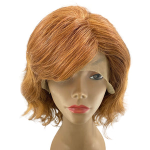 Southeast Asian Lace Front Wig Copper with layers - Christopher Anthony's Premium Raw Virgin Hair