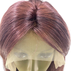Southeast Asian Lace Front Wig Chocolate Color - Christopher Anthony's Premium Raw Virgin Hair