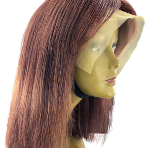 Southeast Asian Lace Front Wig Chocolate Color - Christopher Anthony's Premium Raw Virgin Hair