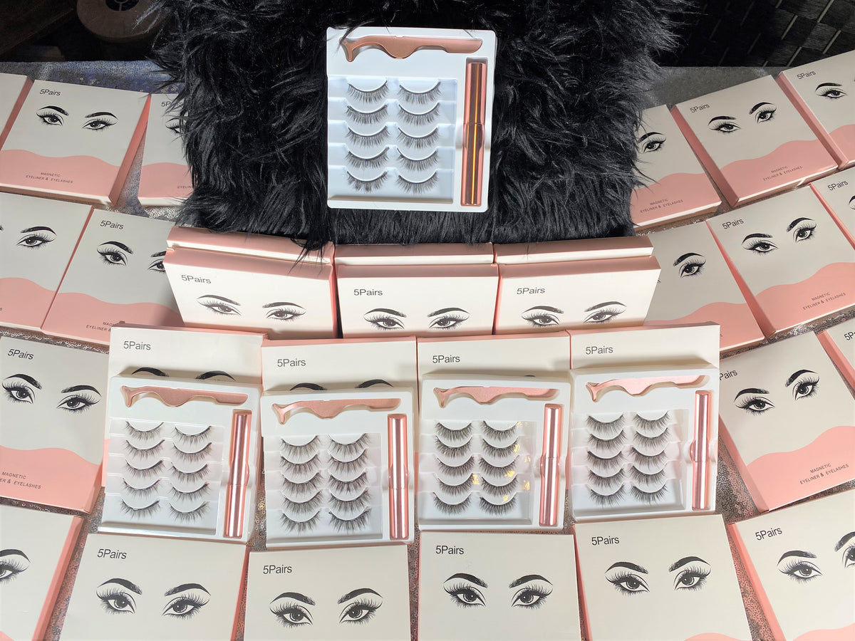 Exotic Collection: 3D Magnetic Eyelashes Set - Christopher Anthony's Premium Raw Virgin Hair