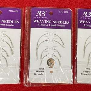 Ana Beauty Hair Weaving Needles (one pack) - Christopher Anthony's Premium Raw Virgin Hair
