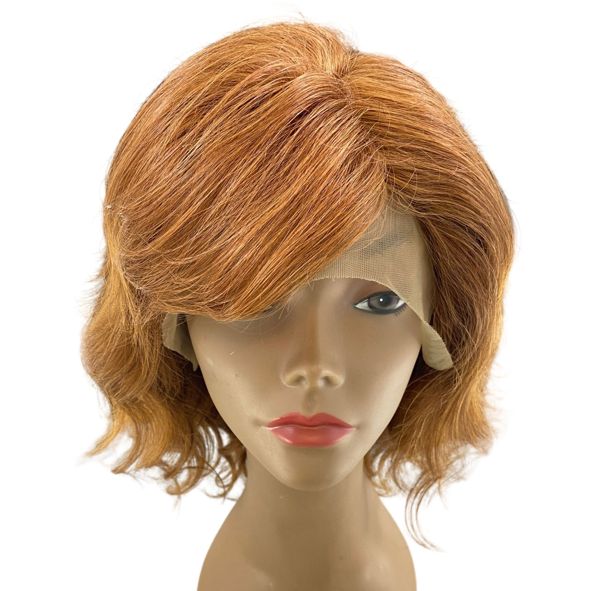Southeast Asian Lace Front Wig Copper with layers - Christopher Anthony&#39;s Premium Raw Virgin Hair