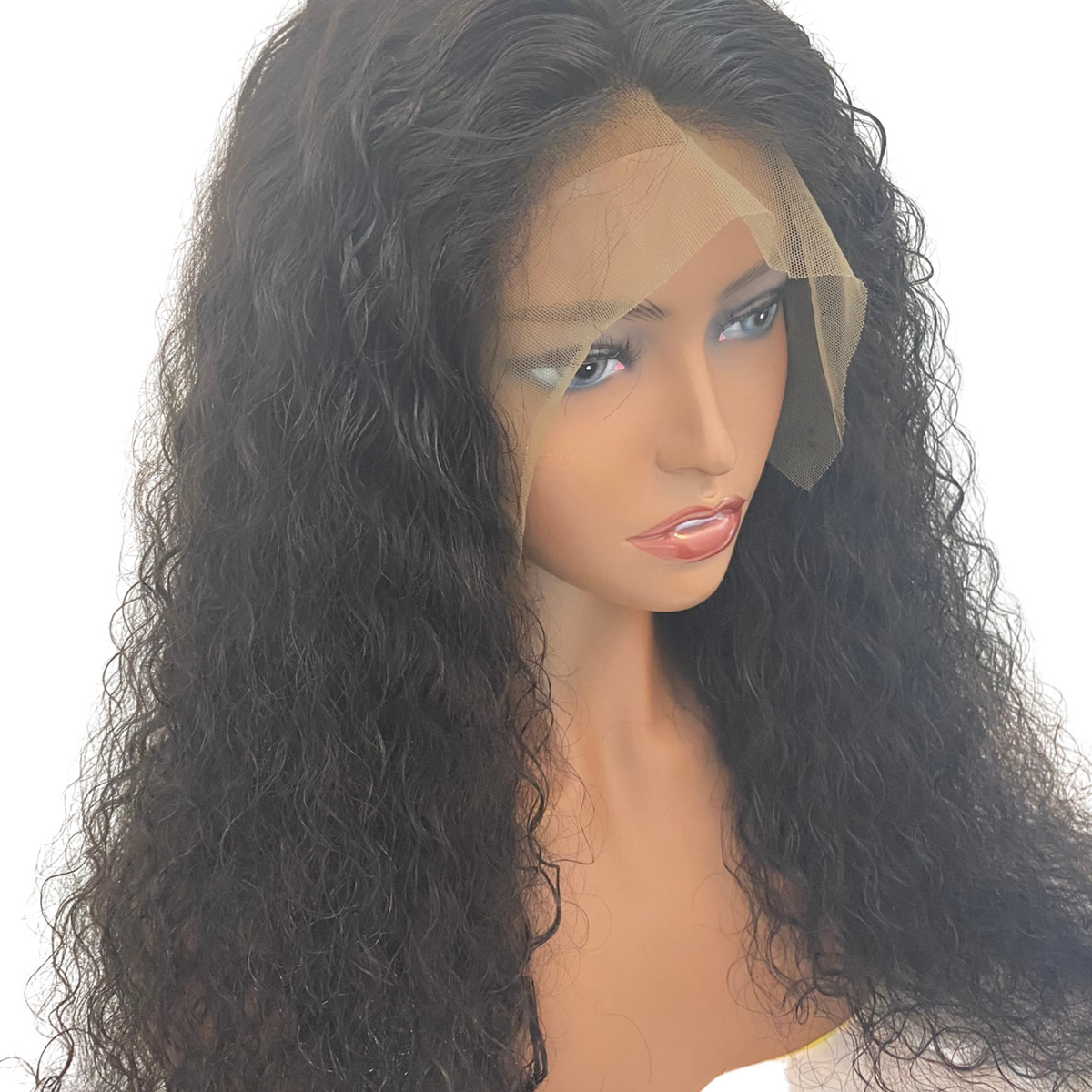 Raw Indian Full Lace Wig-Curly Medium Cap Size - Christopher Anthony&#39;s Premium Raw Virgin Hair