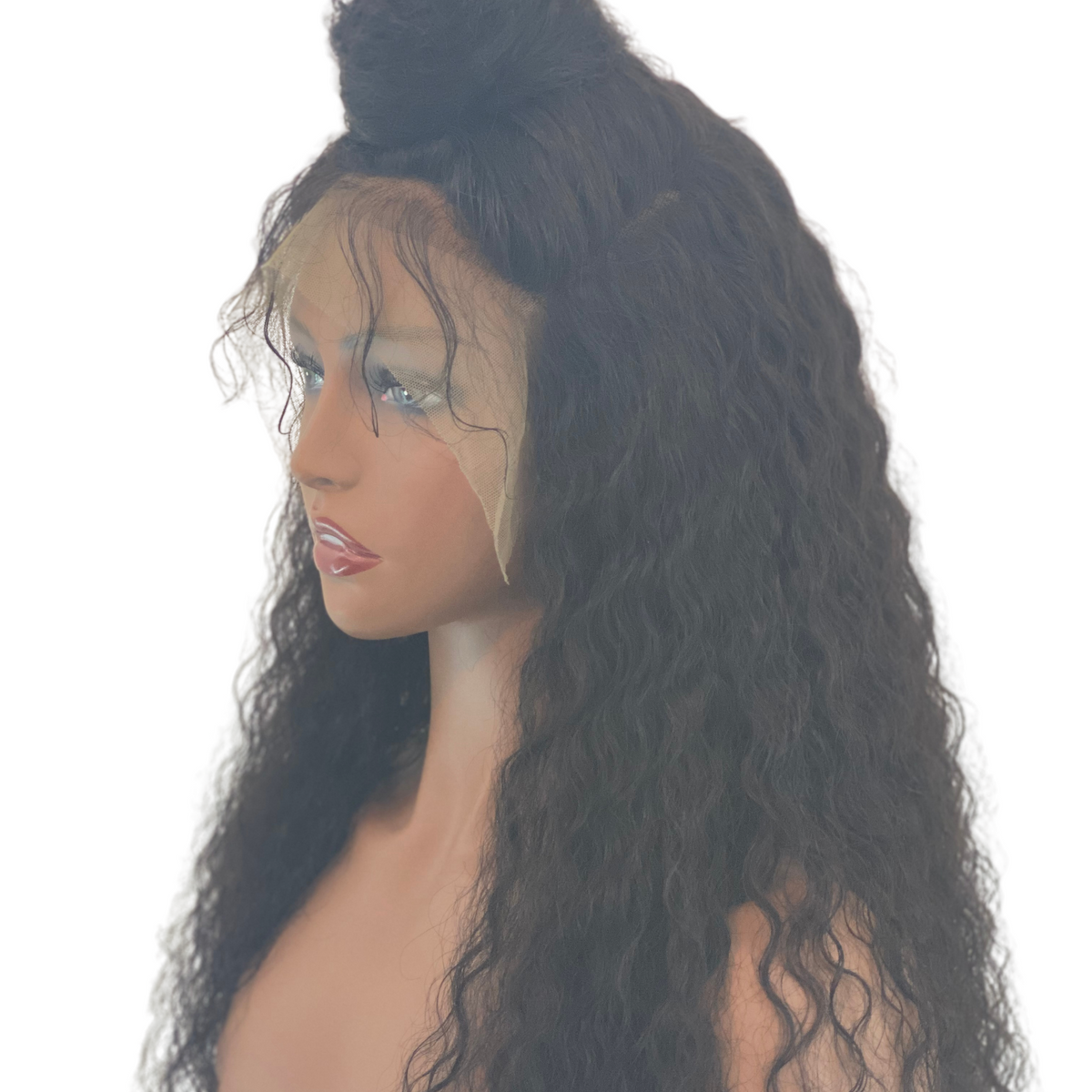 Raw Indian Full Lace Wig-Curly Medium Cap Size - Christopher Anthony&#39;s Premium Raw Virgin Hair
