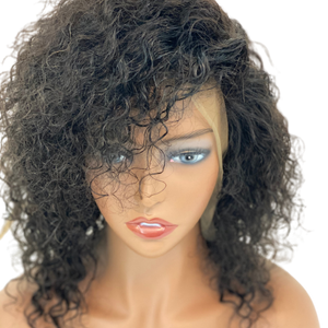 Raw Indian Full Lace Wig-Curly Medium/Large Cap Size