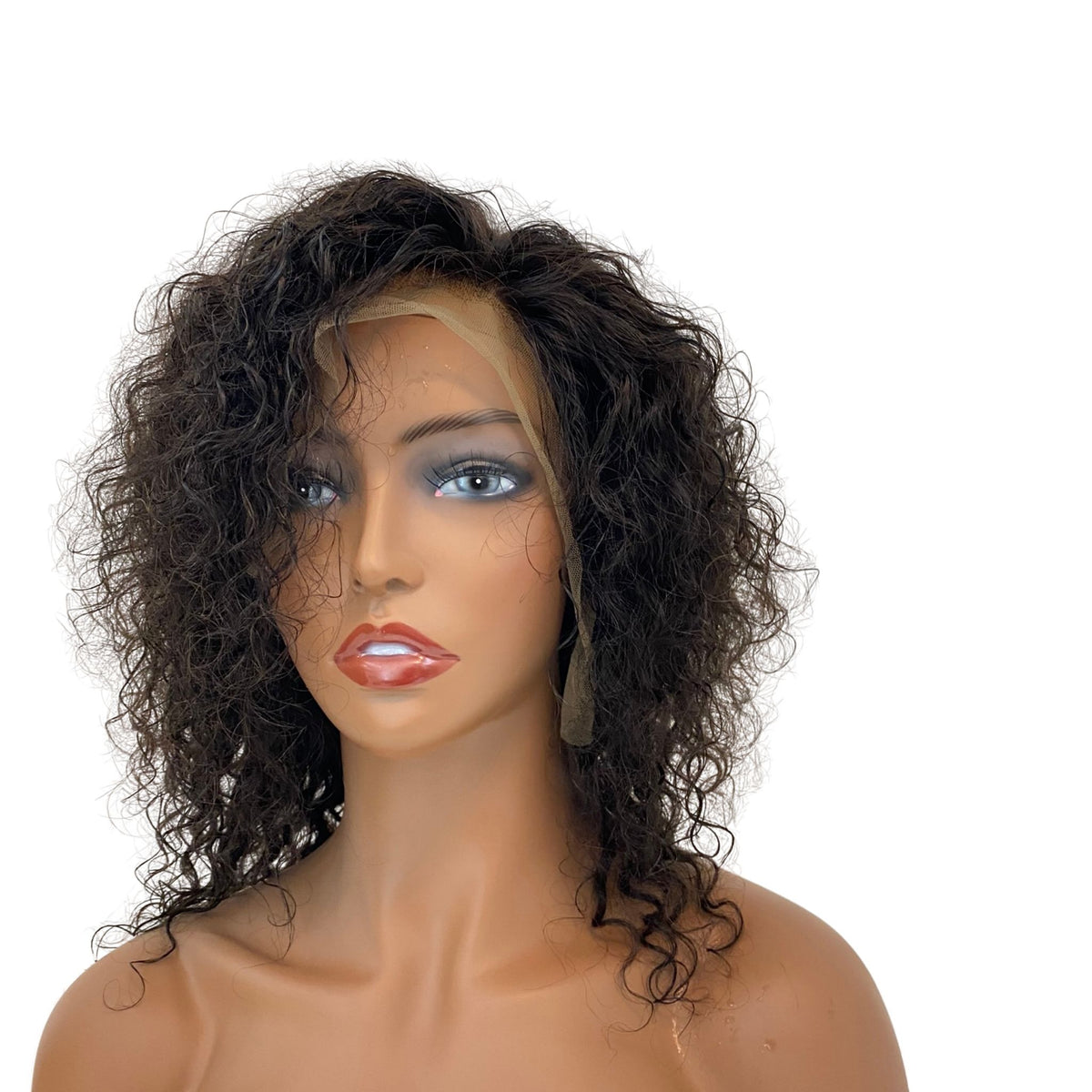 Raw Indian Full Lace Wig-Curly Medium Cap Size - Christopher Anthony&#39;s Premium Raw Virgin Hair