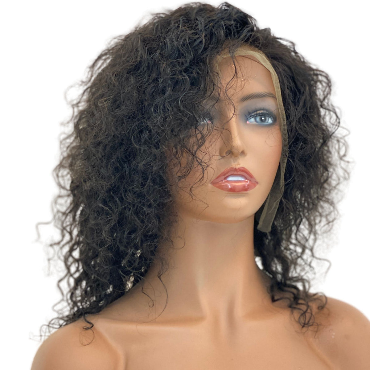 Raw Indian Full Lace Wig-Curly Medium Cap Size - Christopher Anthony&#39;s Premium Raw Virgin Hair