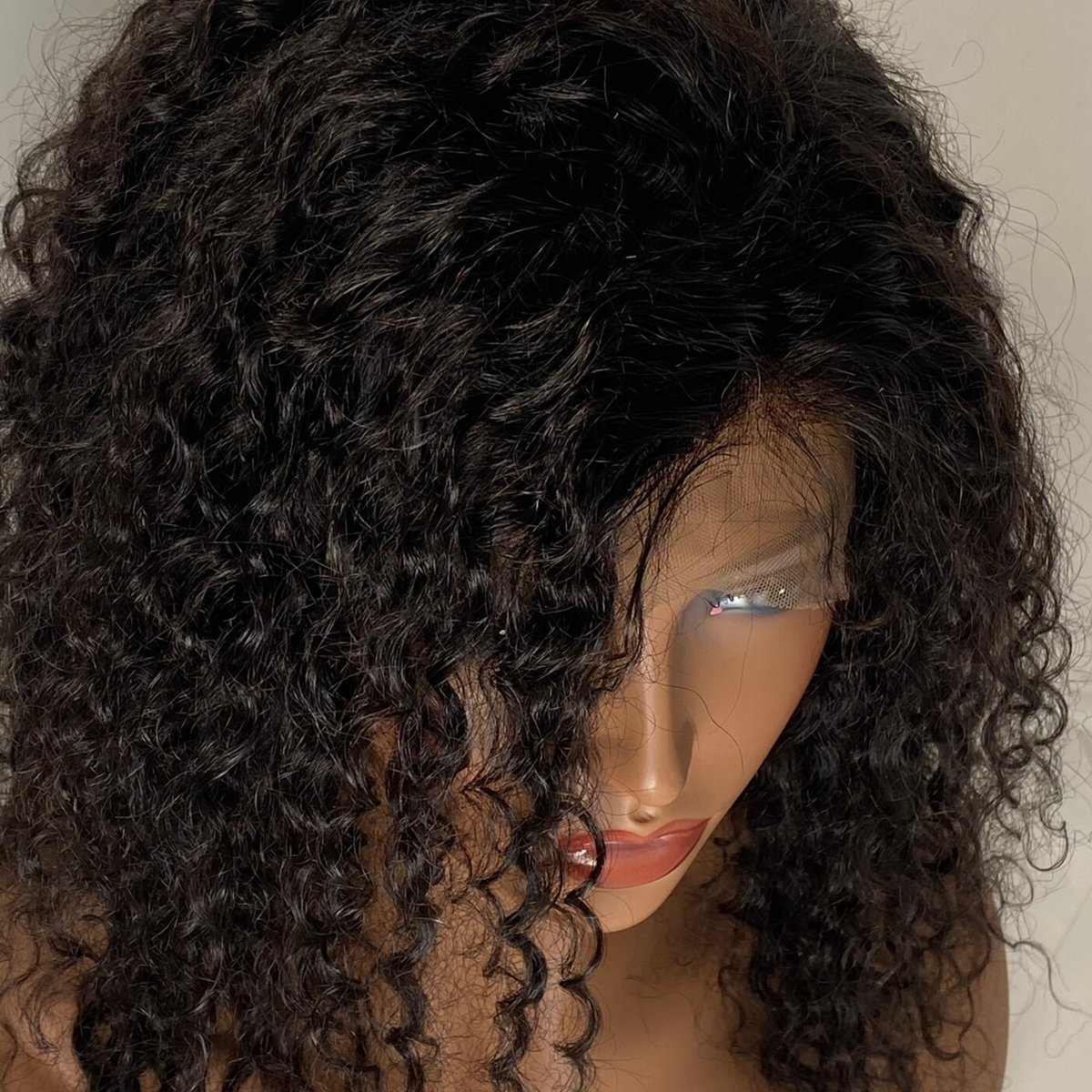 Raw Indian Curly Lace Front Wig