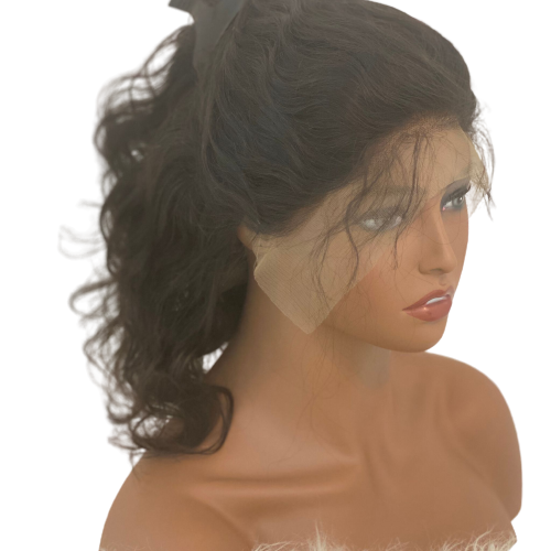 Raw Indian Full Lace Wig Body Wave Small Cap Size