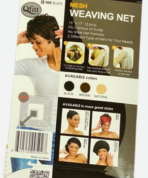 Qfitt  Mesh Weaving Net #502 Black