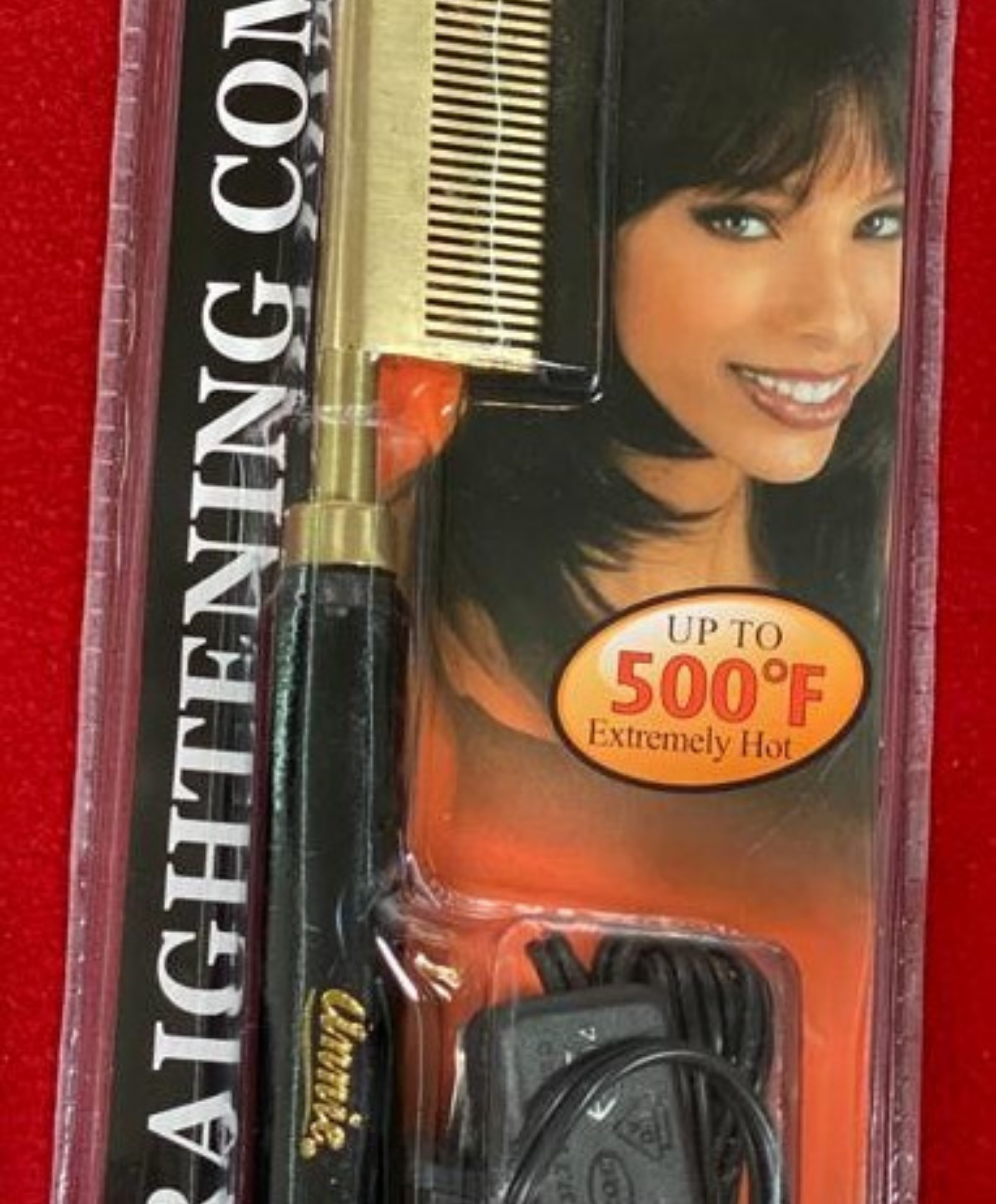 Wide tooth straightening comb hot sale