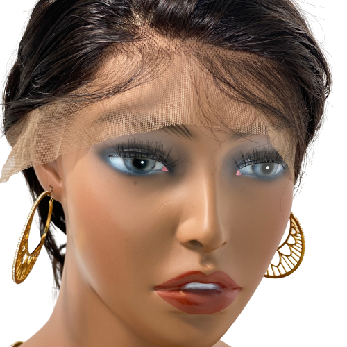 Raw Indian Natural  Body Wave Lace Front Wig