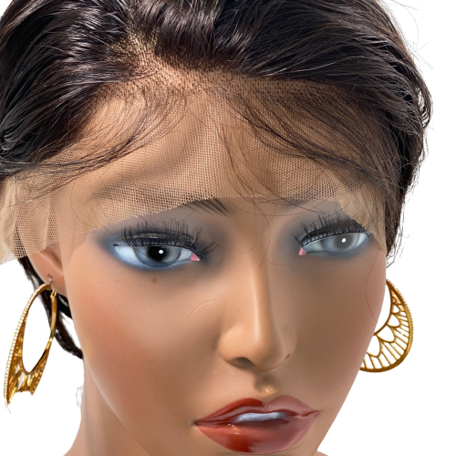 Raw Indian Natural  Body Wave Lace Front Wig